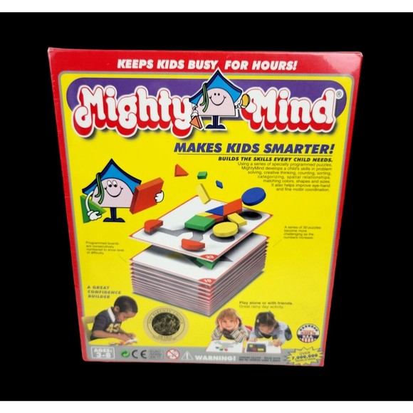 Mighty Mind Puzzle Building Skills Game Makes Kids Smarter Award Winning NEW - Picture 3 of 12